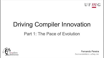 Driving Compiler Innovation - Part 1: The Pace of Evolution