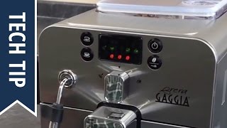 How To Adjust Grind and Strength Settings on a Gaggia Brera