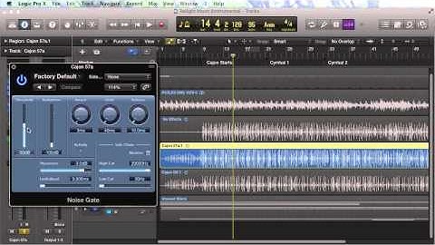 Week 4 Coursera Assignment Noise Gate in Logic X