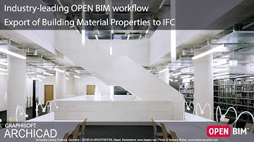 ARCHICAD 22 - Export of Building Material Properties to IFC
