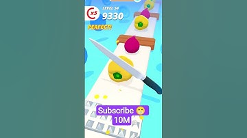 Perfect Slice Gameplay #shortsfeed #games #gaming #shorts
