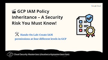 GCP IAM Policy Inheritance – A Security Risk You Must Know!