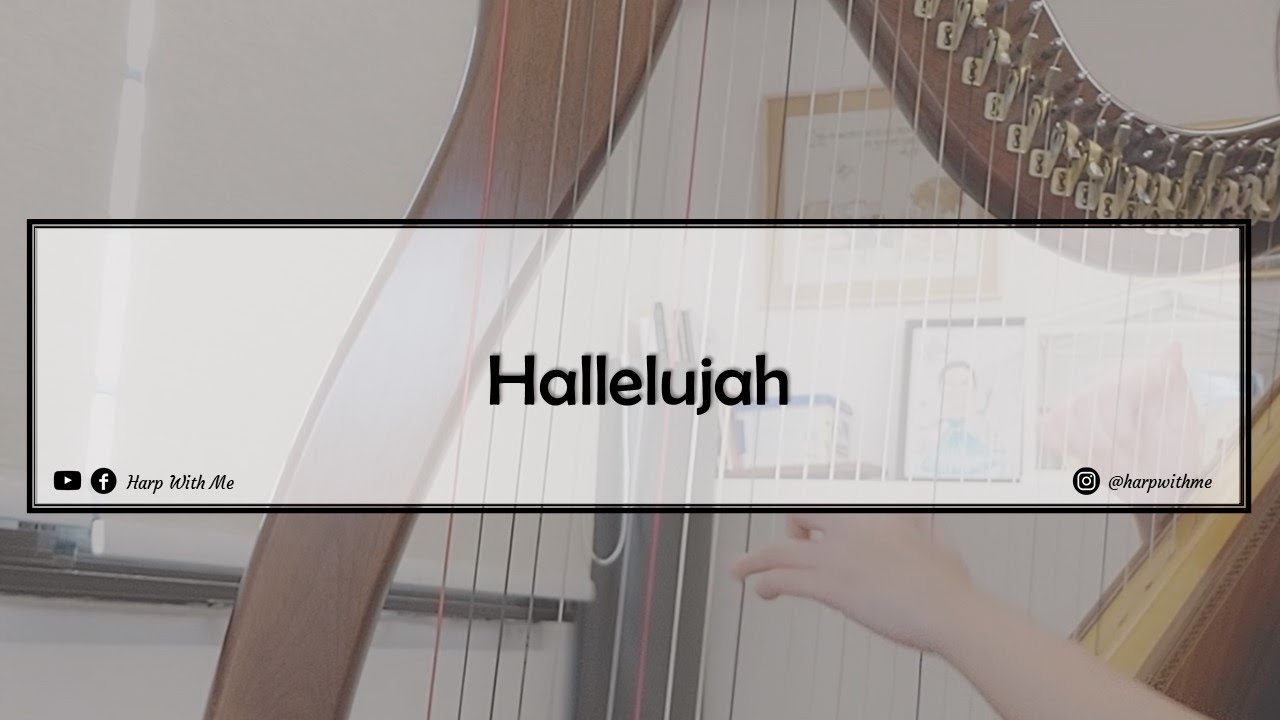 Hallelujah Harp Solo Cover [SHEET MUSIC] Harp With Me YouTube