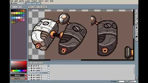 Steam Racer - Timelapse on Aseprite by AAA