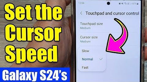 🖱️Galaxy S24 Mouse Hack: Adjust Cursor Speed for Precision & Speed (Easy Tutorial)