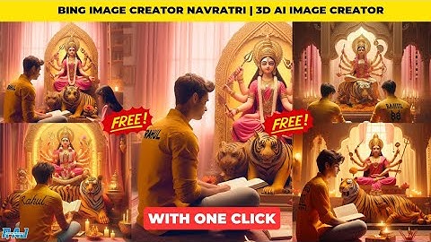 How To Creator Chaitra Navratri Ai Image |Bing Image Creator Navratri | 3D Ai Image Creator
