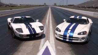 1100Hp Ford Gt Vs 1100Hp Viper