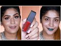 Swatching All My Smashbox Liquid Lipsticks | With & Without Makeup | Shreya Jain