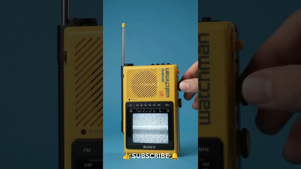 Tiny Sony Sports Watchman FD-45A (1986) — A TV Made for Sports