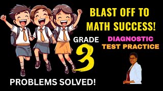 2012 G3DT Mathematics Test for Grade 3 - Gr Three Exam Preparation Question & Answer Math Worksheet