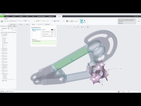 Formula-Driven Cells for Lattices in Additive Manufacturing | Creo 6.0