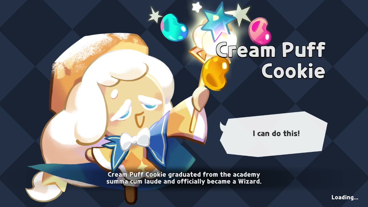 Cream puff cookie