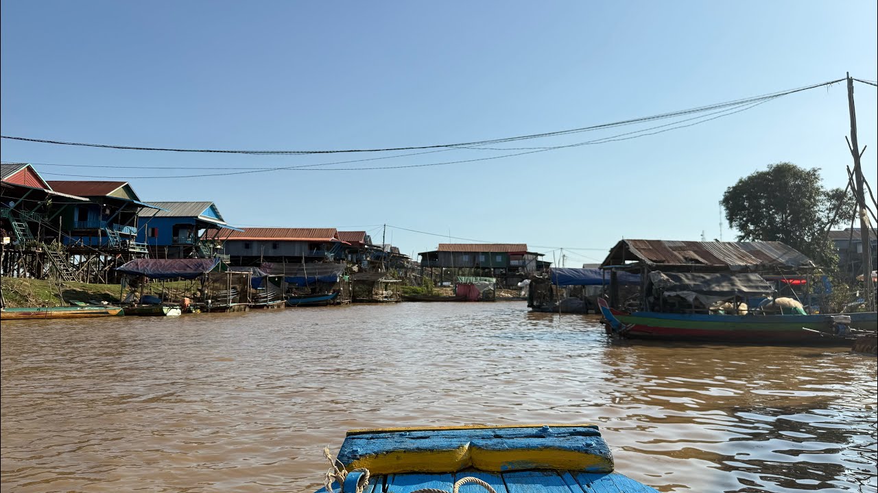 Kompong Phluk Floating Village Cambodia.
