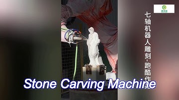 automatic stone sculpture carving machine stone engraving machine 3d 7 axis kuka robot