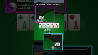 LLinusLL0ve finds a cool bluff-raise with TRIPS #highstakespoker #pokerstrategy #pokerplayer #poker