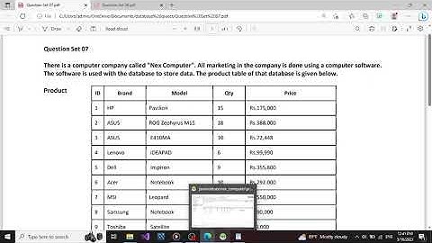 Insert Query Statement into the table  and use Delete Query Statement to remove the entered data.