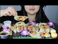 SUSHI ASMR/SUSHI MUKBANK/BAKED MUSSELS APPETIZER/MACAROON/FEAST/NO TALKING