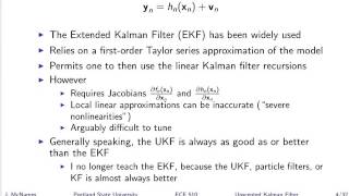 SST T20 Unscented Kalman Filter - Part 1