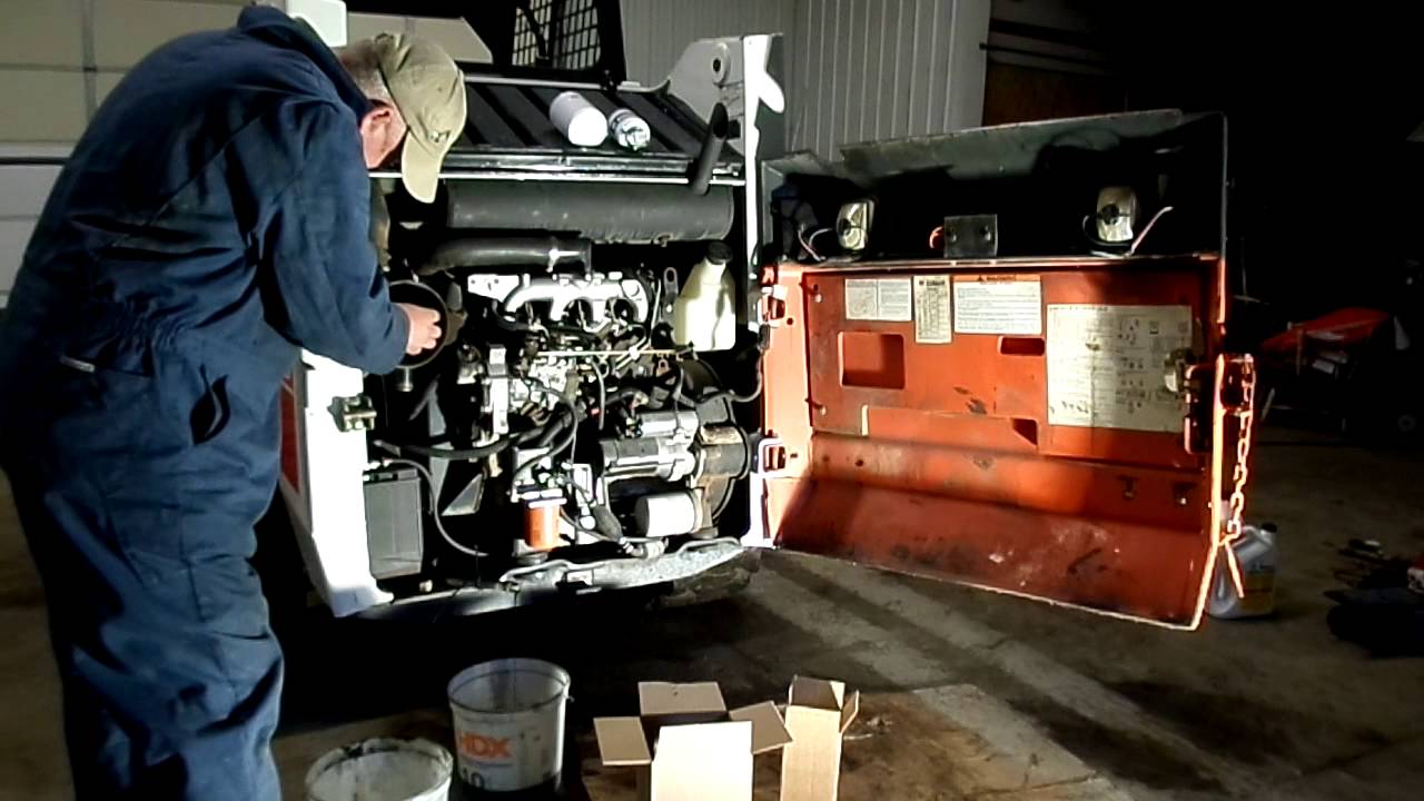 Bobcat 853 Air Filters change - YouTube bobcat 751 wiring diagram free 