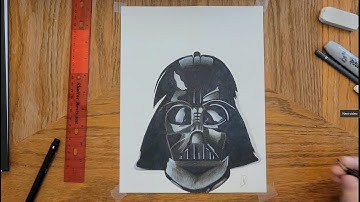 Darth Vader - Timelapse drawing