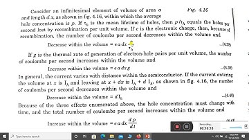 Continuity Equation in Semiconductors