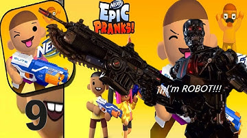 NERF Epic Pranks 🤖 Gameplay Walkthrough 🎮🔫| Part 9 | Levels (160 - 180)