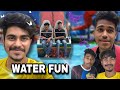 Water fun with my brother  harrish krish  youtube