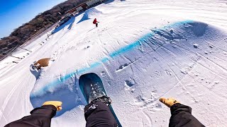 POV | EPIC DAY Snowboarding at Hyland Hills, MN