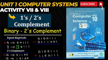 Class 10 | Computer Science Unit 1| Solved Activity VII & VIII | New Edition 2025 |NBF |New Book