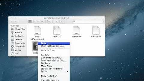 How to Run Redsn0w in Mac OS X Mountain Lion