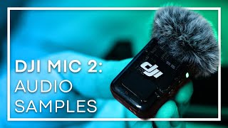DJI Mic 2: Noise-Canceling Microphone Quality Test