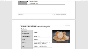 GEOLOGY MODULE 3 PART 2 (2015 scheme)