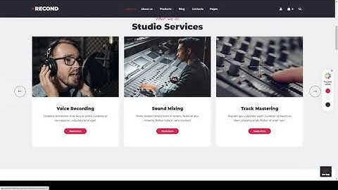 Recond - Recording Studio and Music Band WordPress Theme music label audio producer Yoshitaka