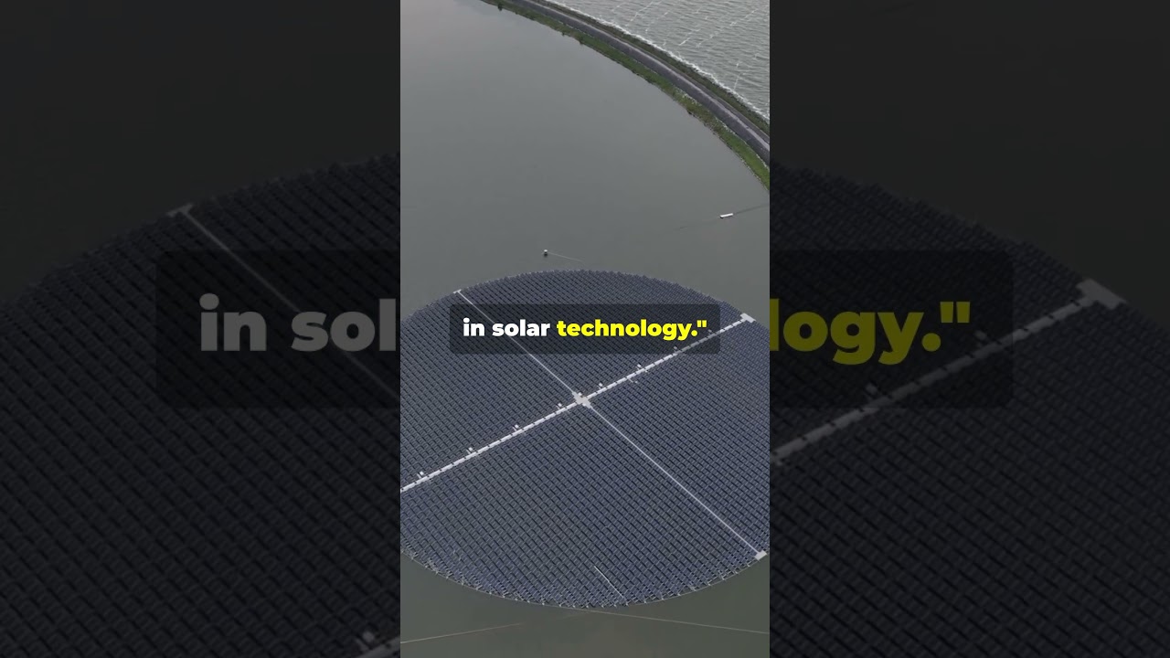 Floating Solar Panels Are Changin the Future of Energy!!  🌍 