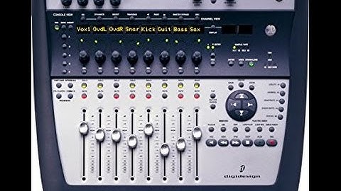 Digi 002 console and pro tools 12