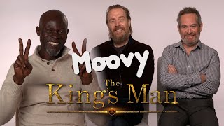 Djimon Hounsou, Rhys Ifans & Tom Hollander The Kings Man Interviews Moovy Tv