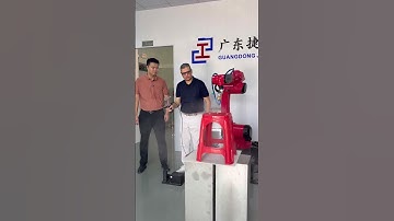 Non-programming spray painting robot.#industrial #robot #welding #spraying #machine #palletizing