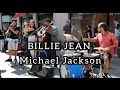 Amazing drummer street performer busker michael jackson  billie jean  allie sherlock  band