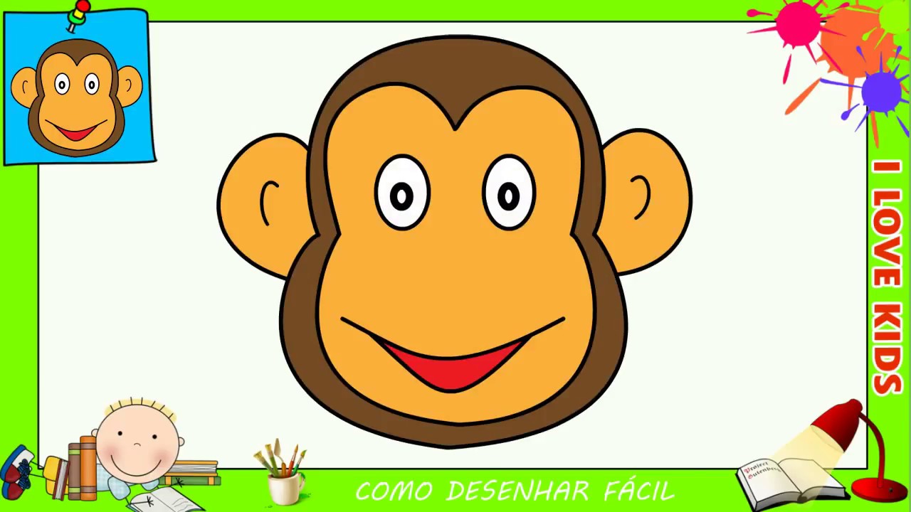 Desenhe Um Macaco E Colora Sua Própria Aventura: Divertido Para Crianças!