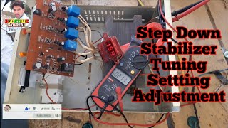How to tune stabilizer | Step Down Stabilizers Tuning/Setting  Adjustment | 4Relay