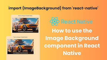 How to set Background Image in react-native | How to add Text on Image | Download Free Code