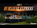 NIGHT JOURNEY✨ IN MOST BUSIEST SECTION IN 12275 NDLS HUMSAFAR | INDIAN TRAIN MSTS / OPEN RAILS LIVE