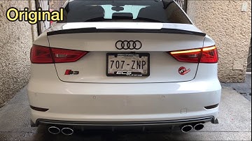 Original, Dynamic and Semi Dynamic Turn Signal Lights Audi S3 8V 🤤