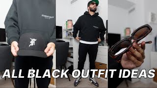 ALL BLACK OUTFIT IDEAS | MENS OUTFIT IDEAS