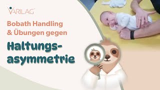 Bobath Handling und Übungen gegen Baby-Haltungsasymmetrie