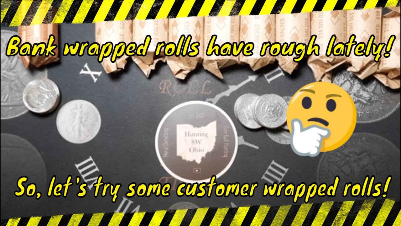 Bank wrapped Halves have been tough Lately! Coin Roll Hunting Half