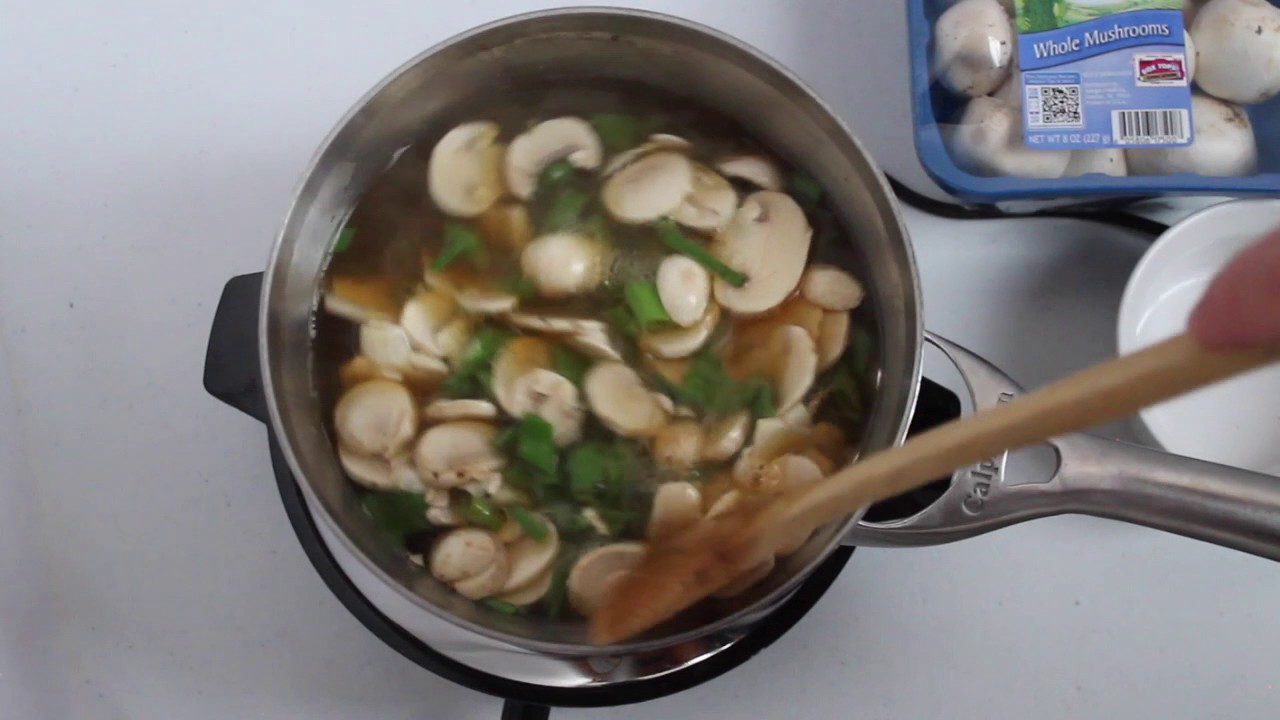 Hibachi Style Mushroom Soup YouTube