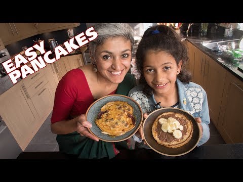 How to make easy Pancakes  Food with Chetna