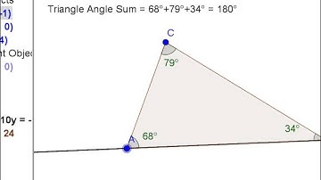 Geogebra Video Triangle Sum and Exterior Angles