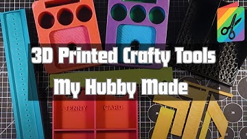 Ranking 3D Printed Craft Room Tools & Storage My Husband Made With His New 3D Printer 😍🖨️